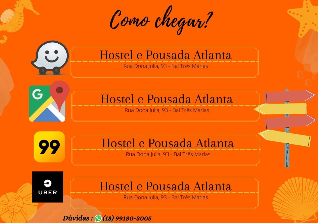 Hostel & Pousada Atlanta Peruíbe Eksteriør billede